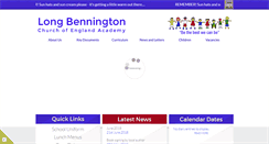 Desktop Screenshot of longbenningtonacademy.co.uk